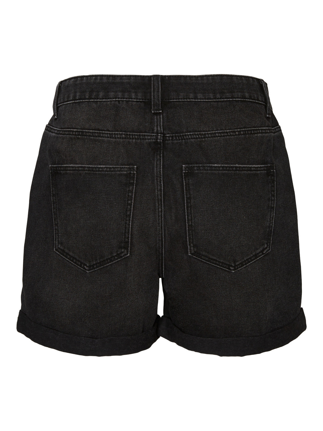 NMSMILEY Shorts - black denim