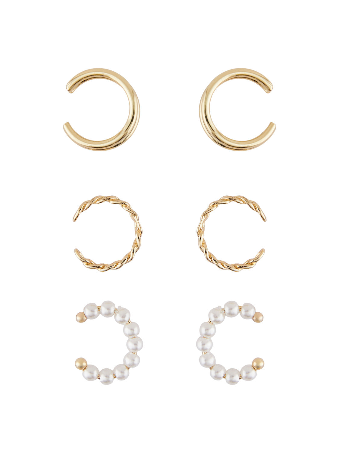 PCOTANIA Earrings - Gold Colour
