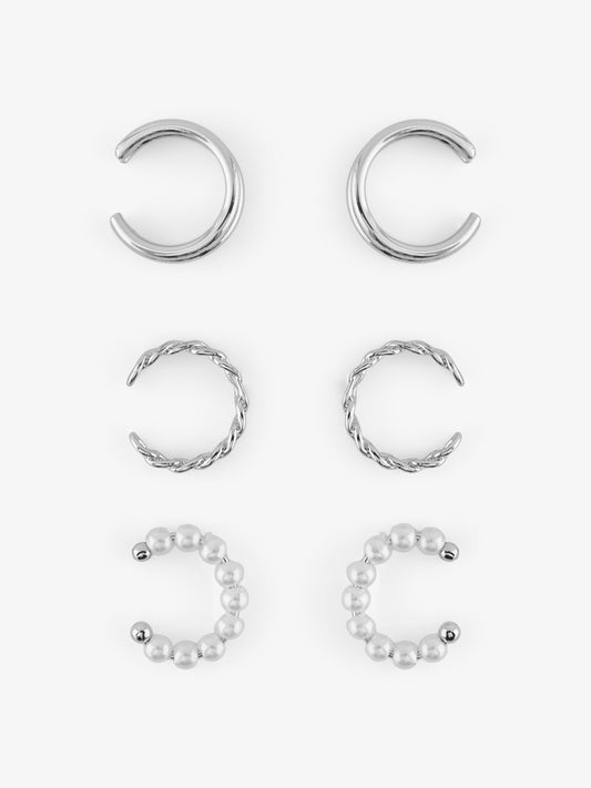 PCOTANIA Earrings - Silver Colour
