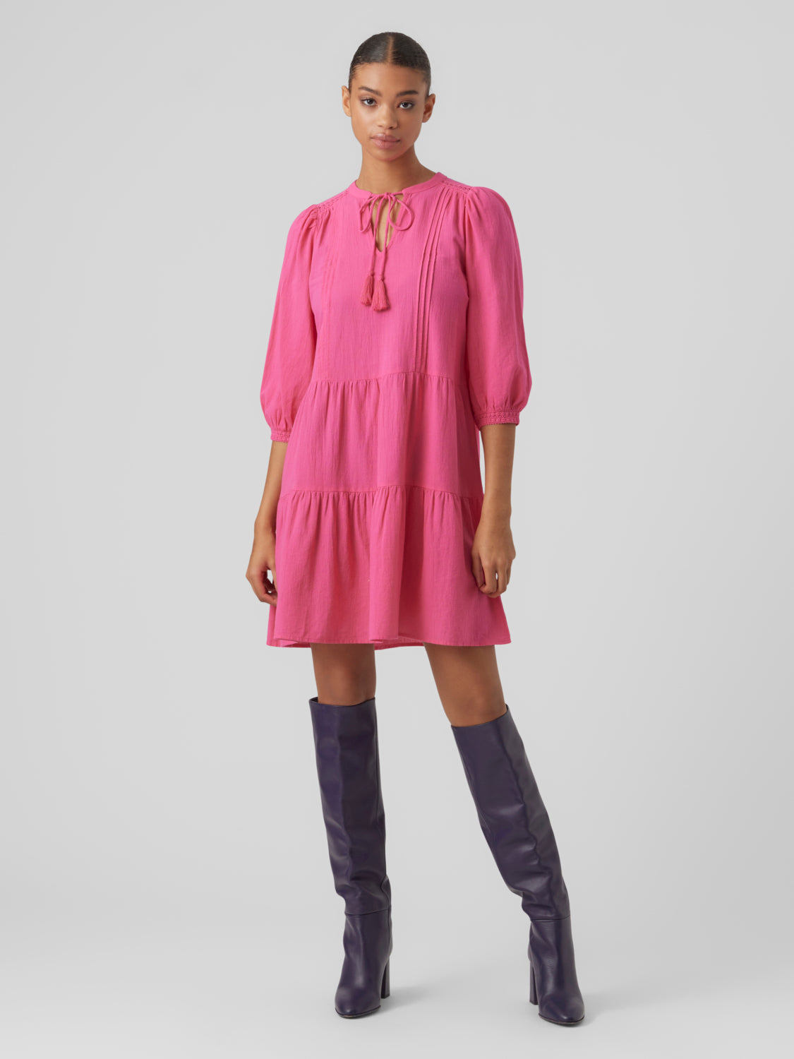 VMPRETTY Dress - Pink Yarrow
