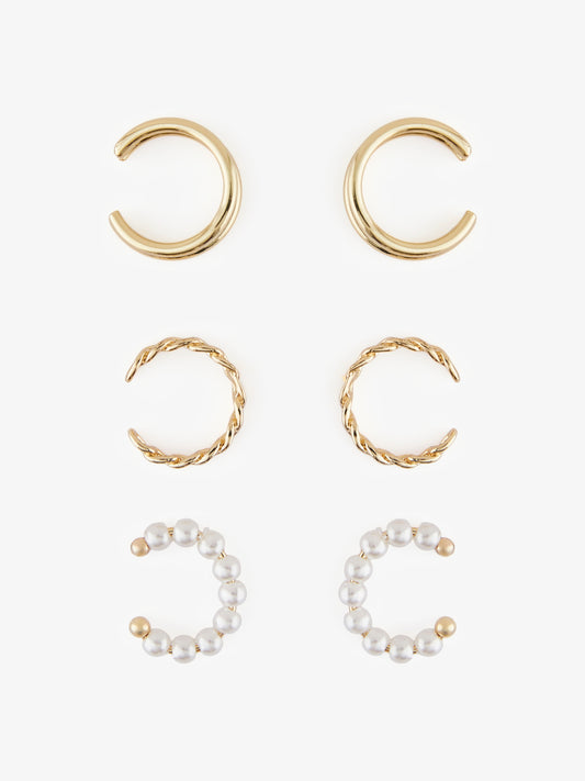 PCOTANIA Earrings - Gold Colour