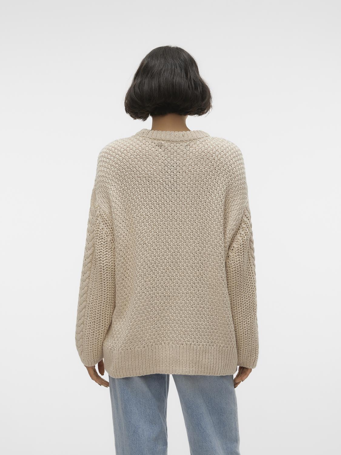 VMSVEACABLE Pullover - Oatmeal